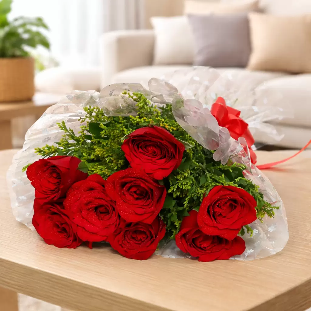 Elegant Red Rose Bouquet