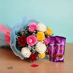 Flowers with Chocolate